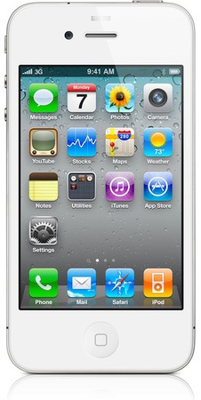 Смартфон APPLE iPhone 4 8GB White - Майский