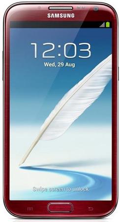 Смартфон Samsung Galaxy Note 2 GT-N7100 Red - Майский