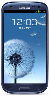 Смартфон Samsung Galaxy S3 GT-I9300 16Gb Pebble blue - Майский